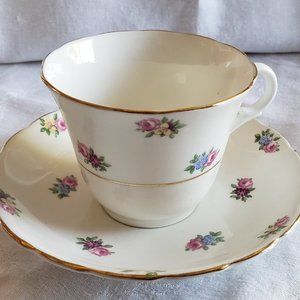 Vintage Colclough Bone China Tea Cup Saucer